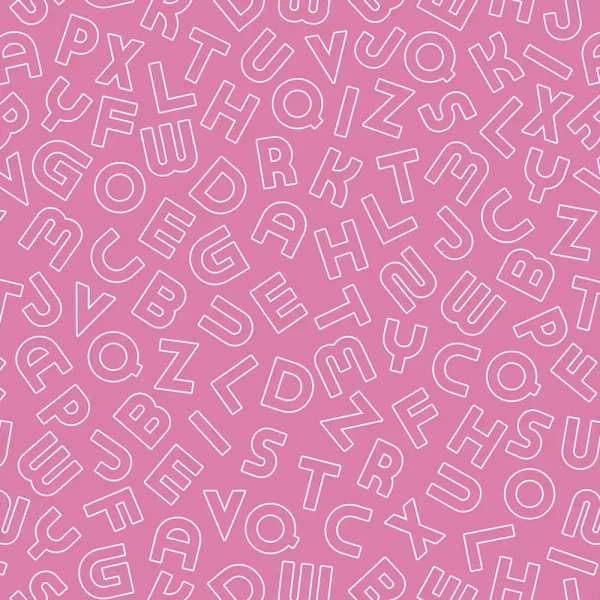 Pink Letter Pattern Peel and Stick Wallpaper