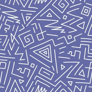 Purple Line Pattern Peel and Stick Wallpaper