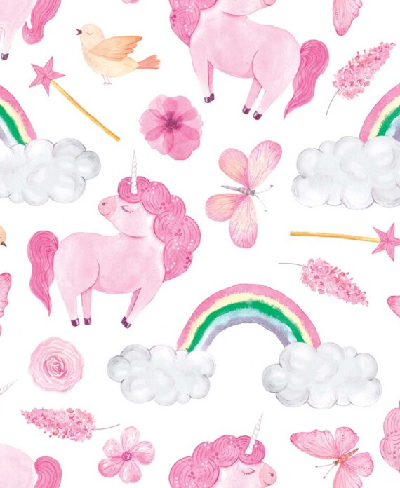 Unicorn Peel and Stick Wallpaper