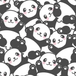 Cue Panda Peel and Stick Wallpaper