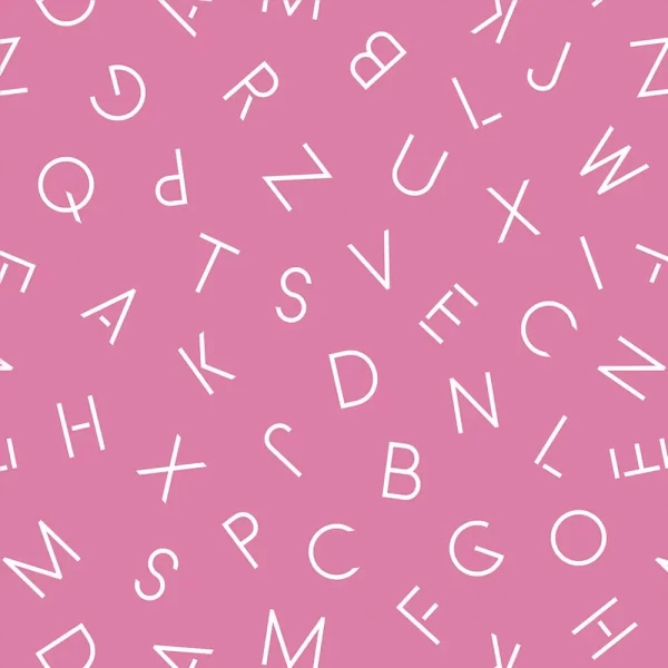 Alphabet Letters Stick Wallpaper