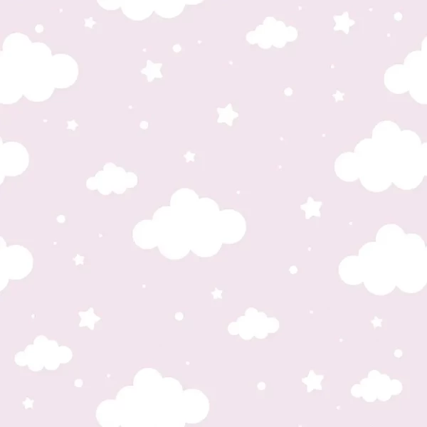 Cloud Pattern Stick Wallpaper