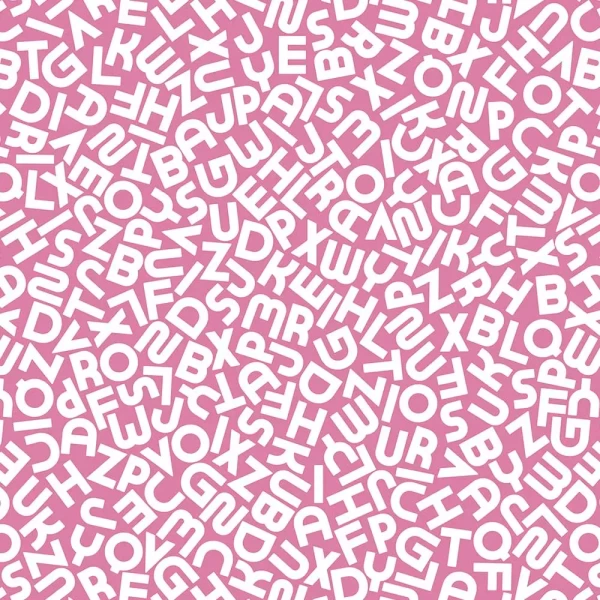 Bold Letters Stick Wallpaper