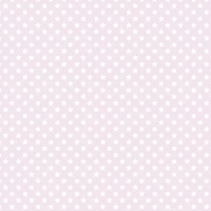 Pink Star Pattern illustrations Peel and Stick Wallpaper